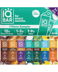 IQBAR vista frontal del empaque que muestra la marca y conveniencia