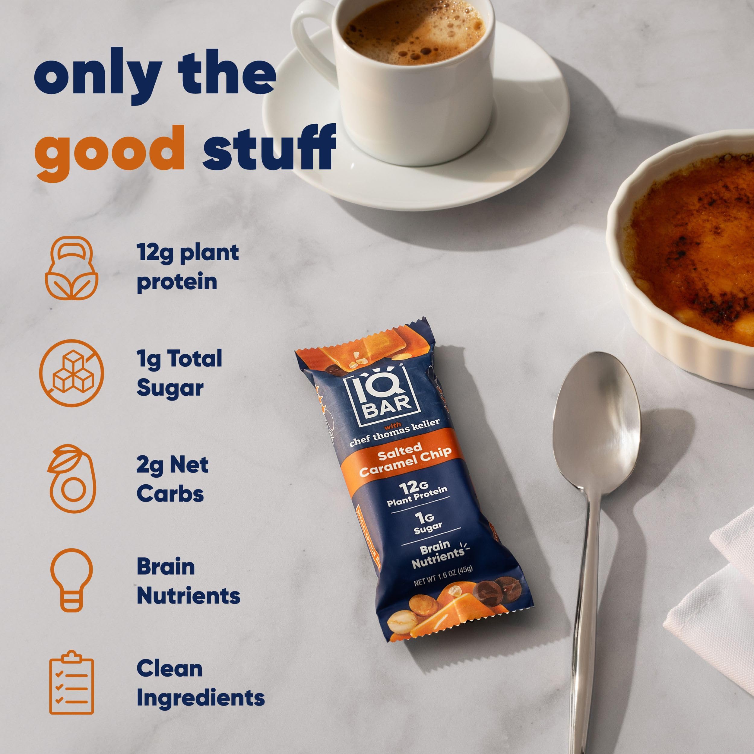IQBAR etiqueta con certificaciones Clean Label Project y beneficios claros