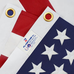 irbrisu bandera frontal 3x5 mostrando colores vivos y resistencia