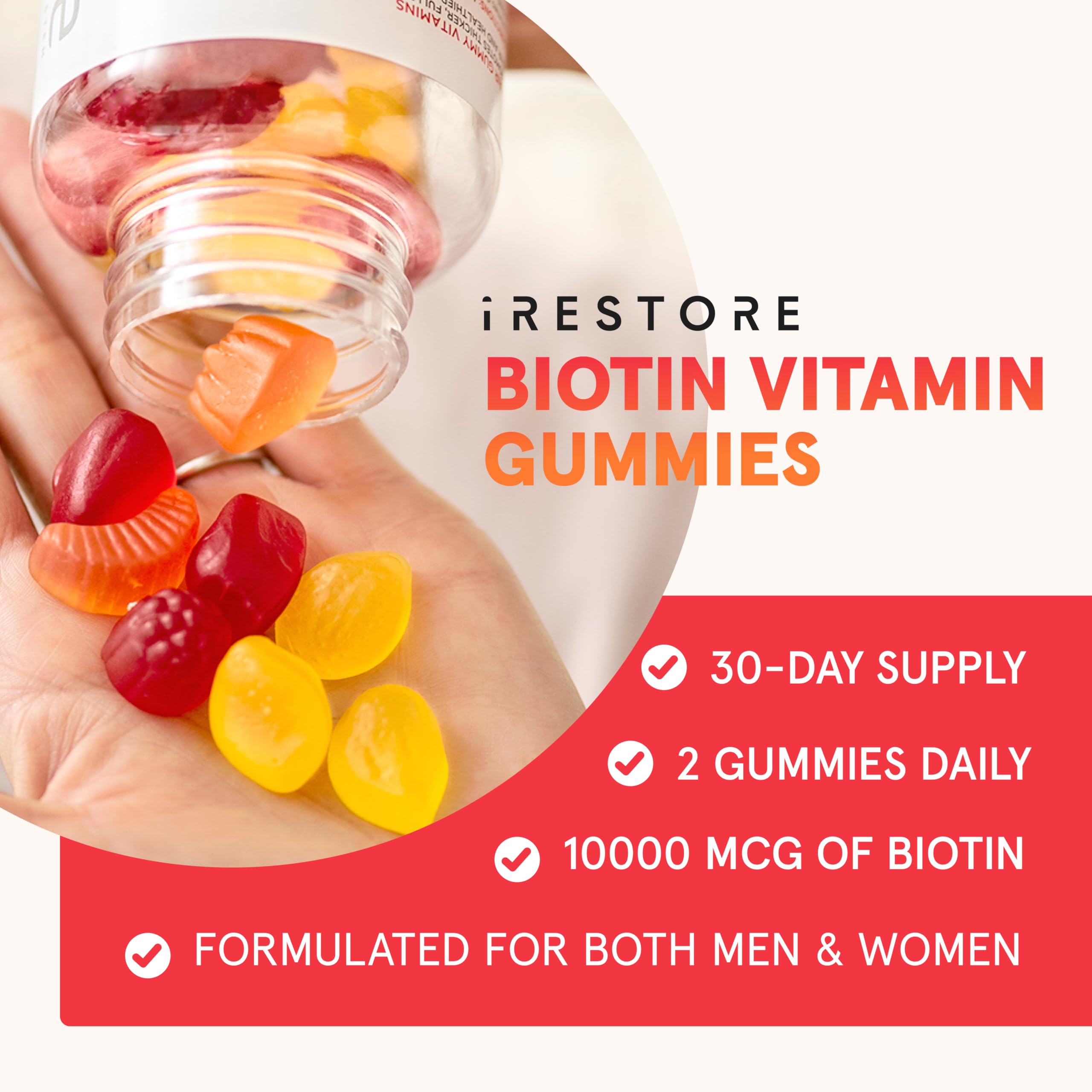 iRestore primer plano de textura de gominola con brillo natural que sugiere sabor agradable