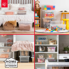 IRIS USA interior con accesorios para manualidades visible sin abrir la caja