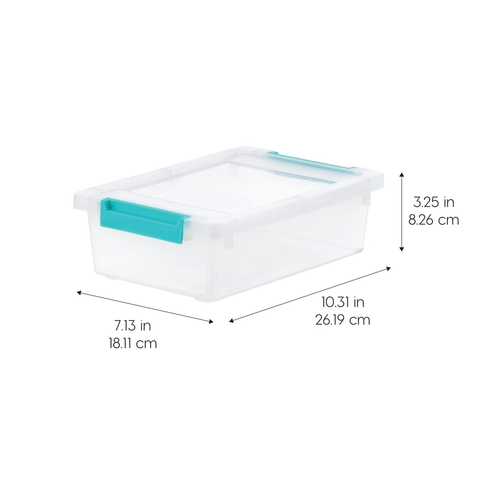 IRIS USA primer plano de tapa y cierres para protección segura
