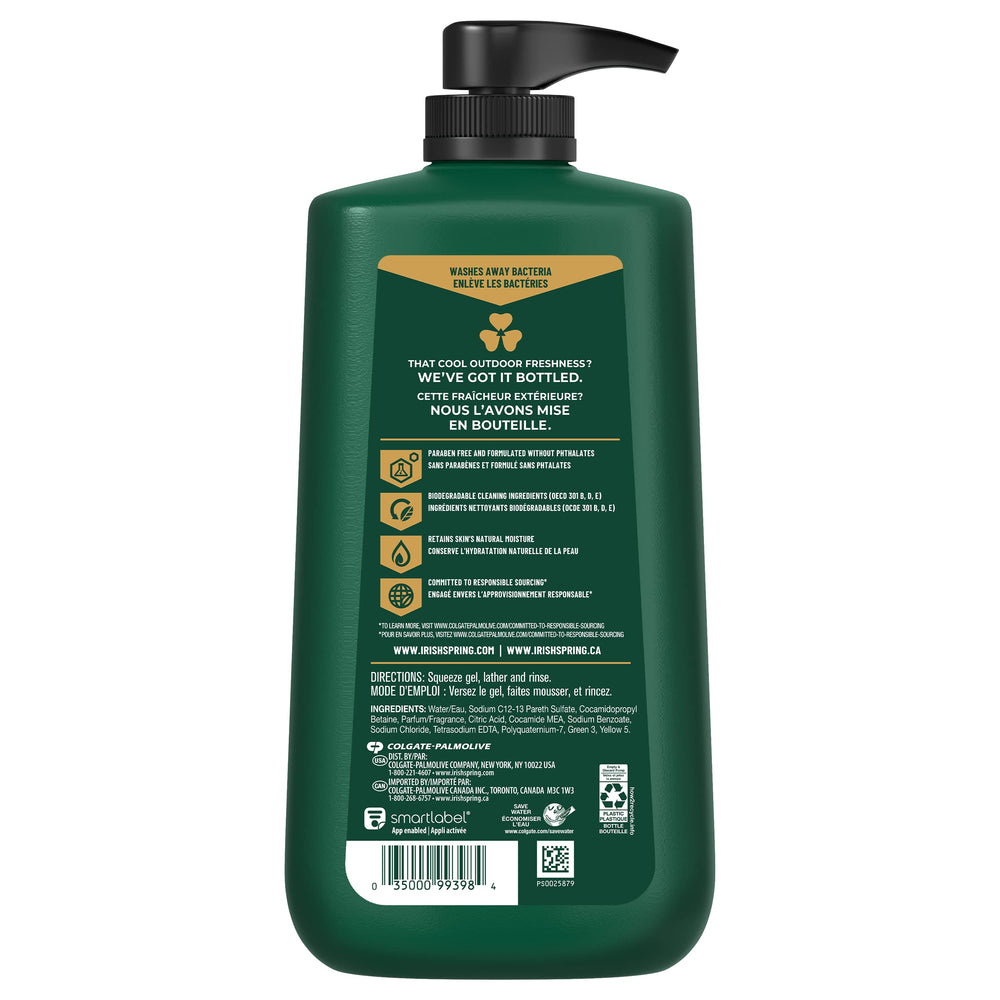 Irish Spring pack de cuatro envases 30 oz listo para reposición en casa