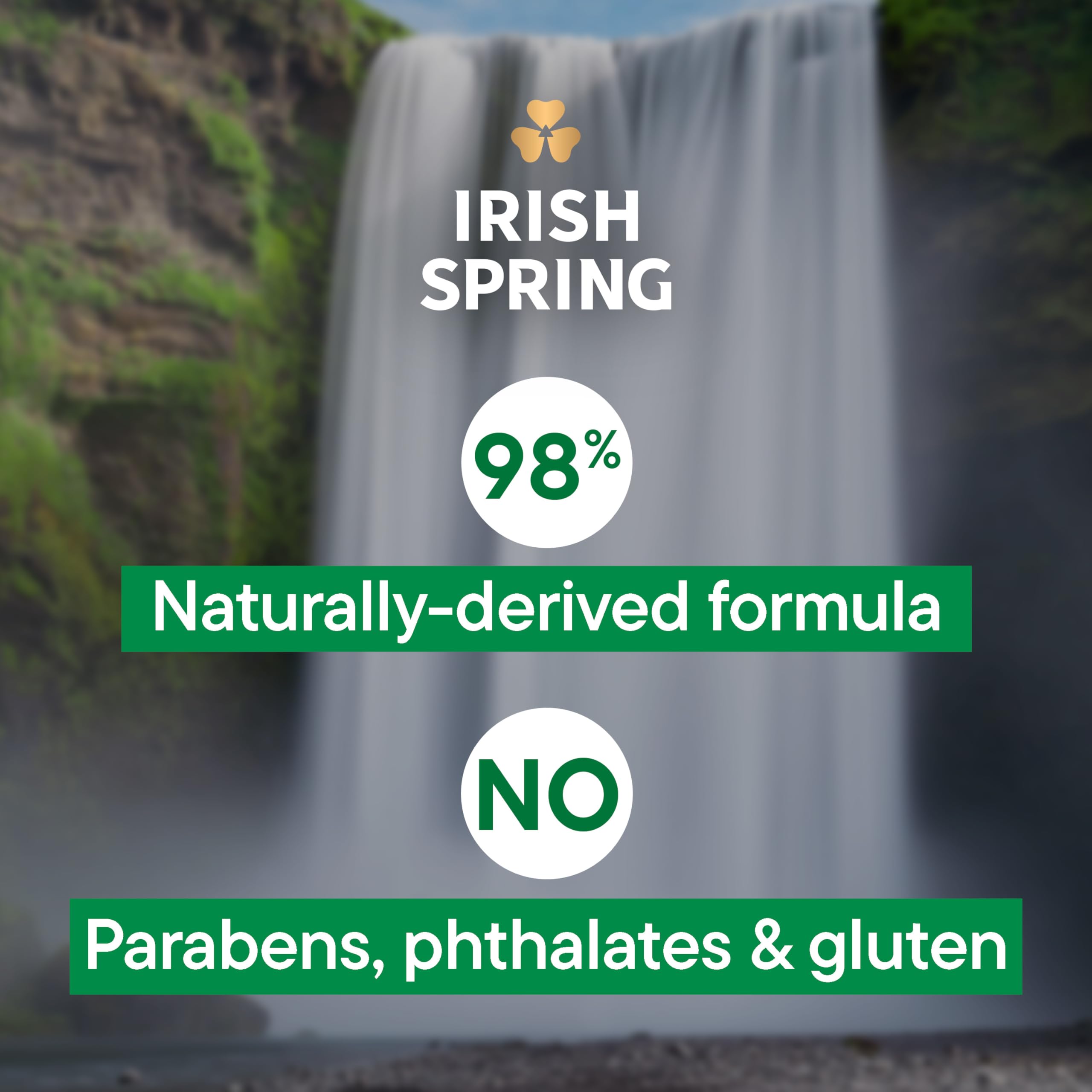 Irish Spring etiqueta con ingredientes, transparencia y confianza