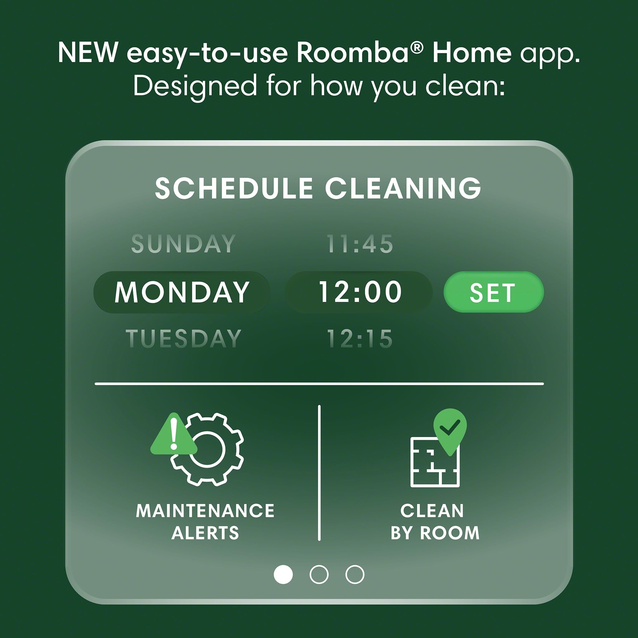 iRobot Roomba 105 app móvil con programación para limpieza personalizada