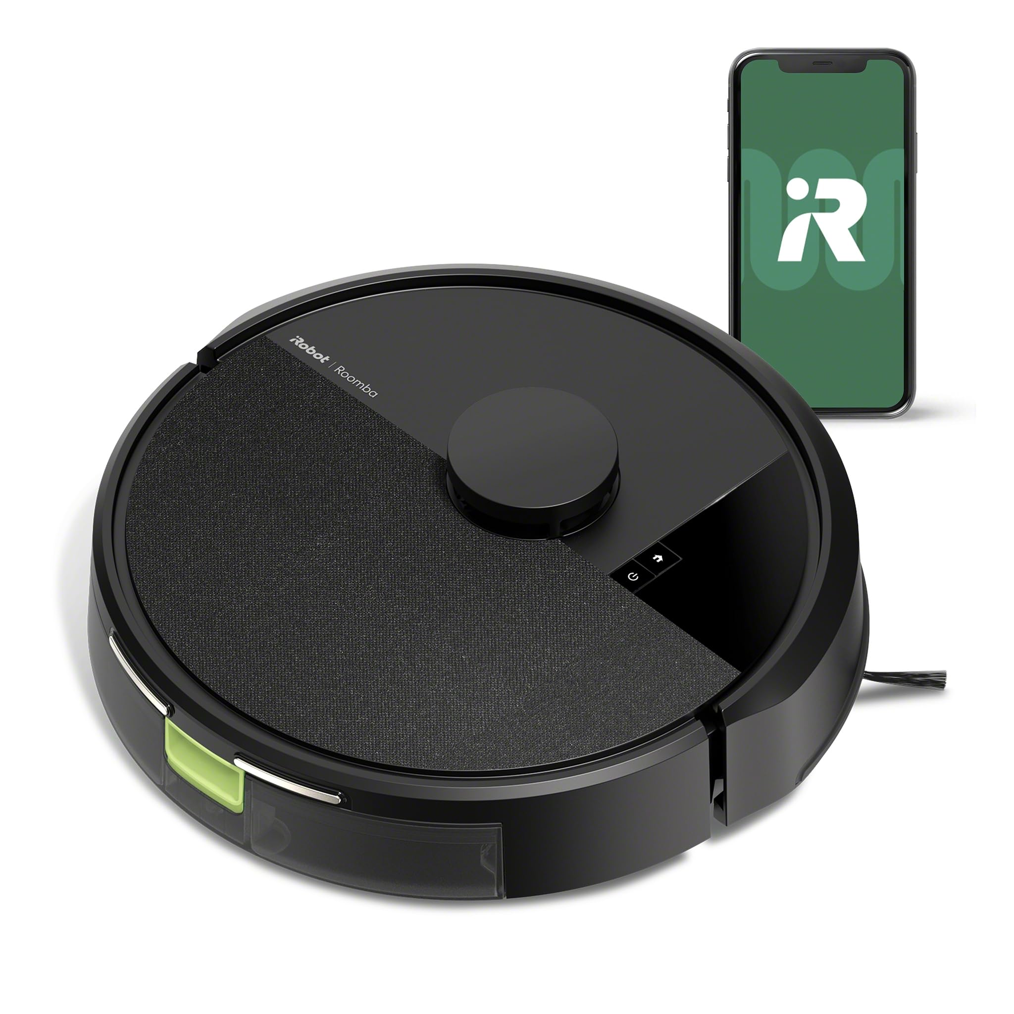 iRobot Roomba 105 frontal mostrando diseño compacto y limpieza eficiente