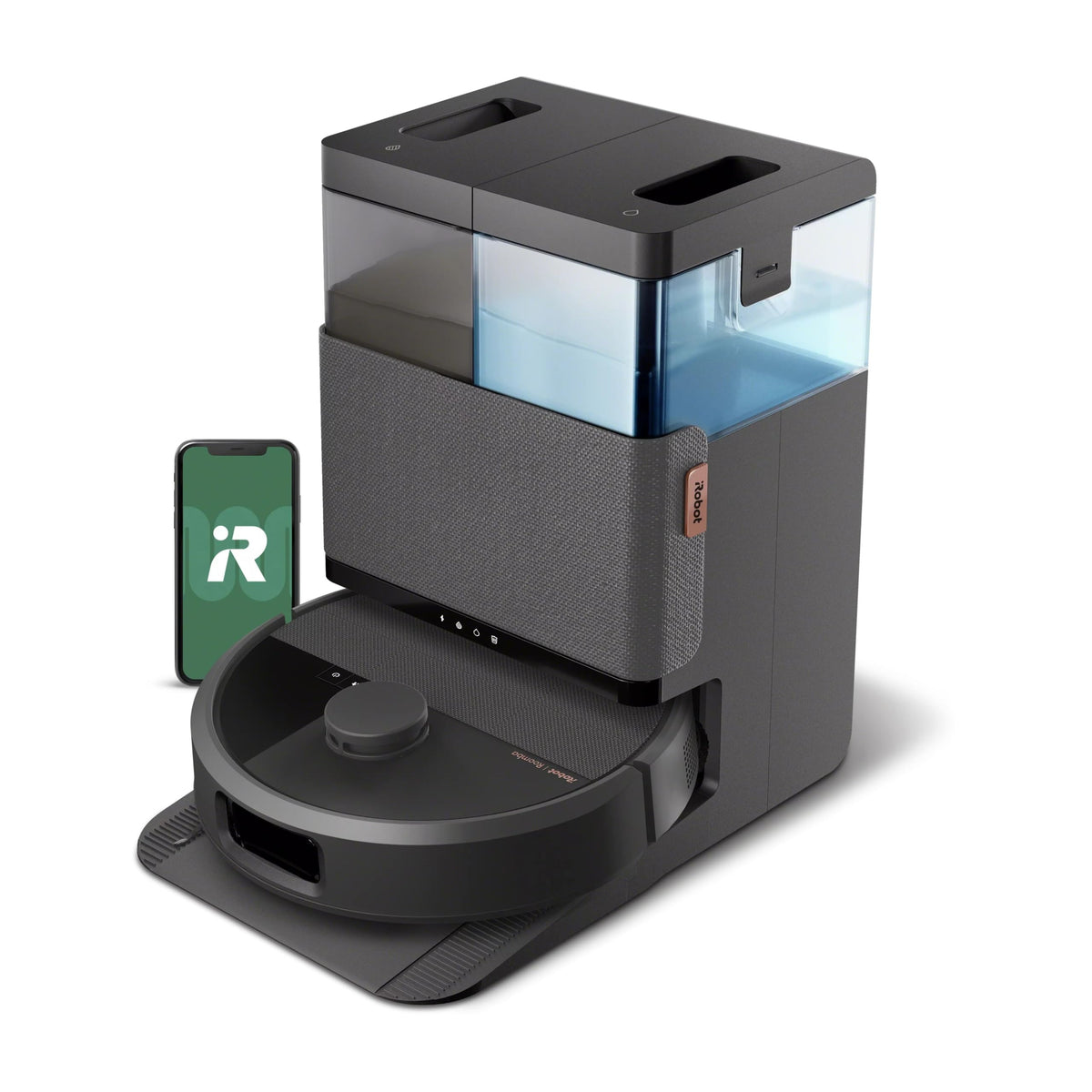 iRobot Roomba 505X vista frontal mostrando diseño moderno y potencia