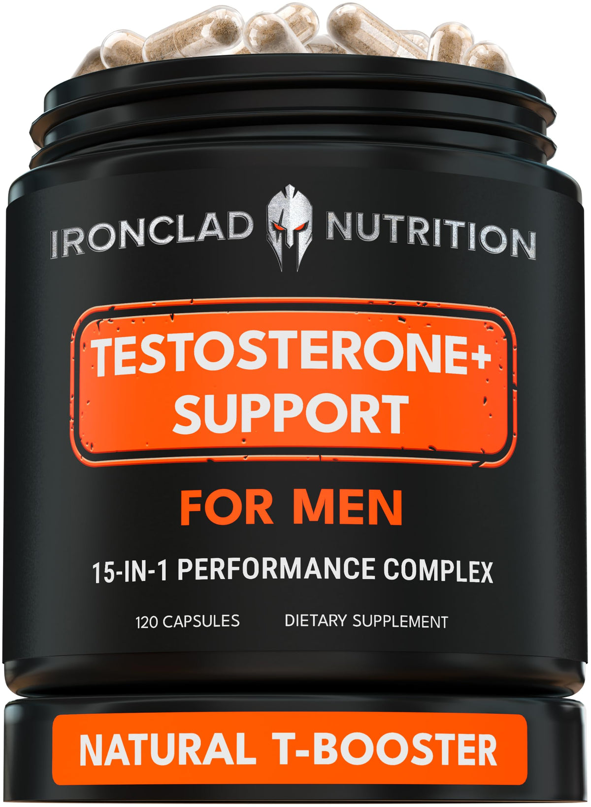 IRONCLAD NUTRITION frente del empaque mostrando confianza y claridad