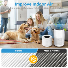 iSingo filtro Core Mini-P instalado en purificador LEVOIT, restaura rendimiento