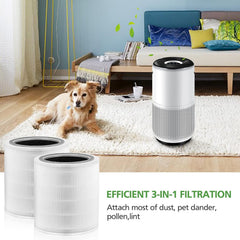 isinlive filtro Core 400S detalle del plegado de las capas, garantiza captura eficiente