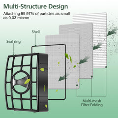isinlive espuma de recambio en primer plano para proteger motor