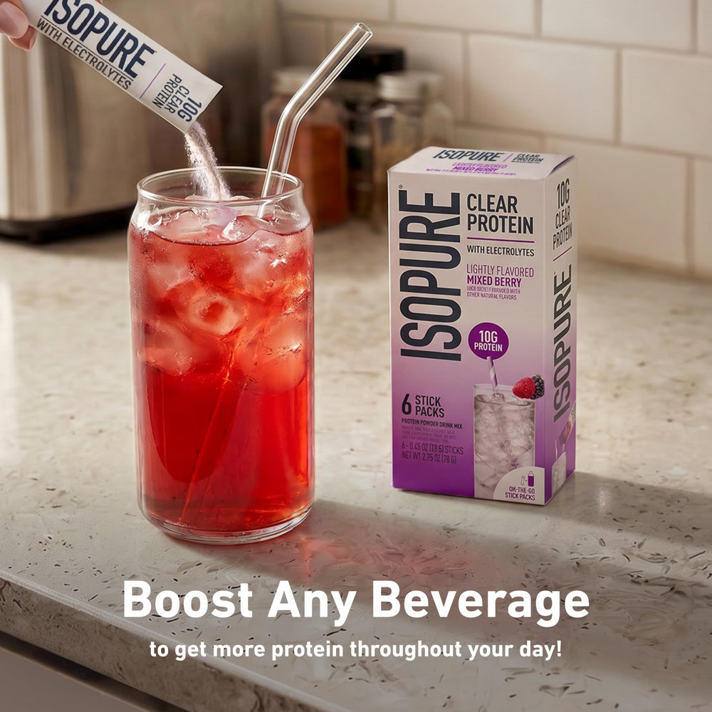 Isopure bebida lista resalta sabor refrescante y ligereza