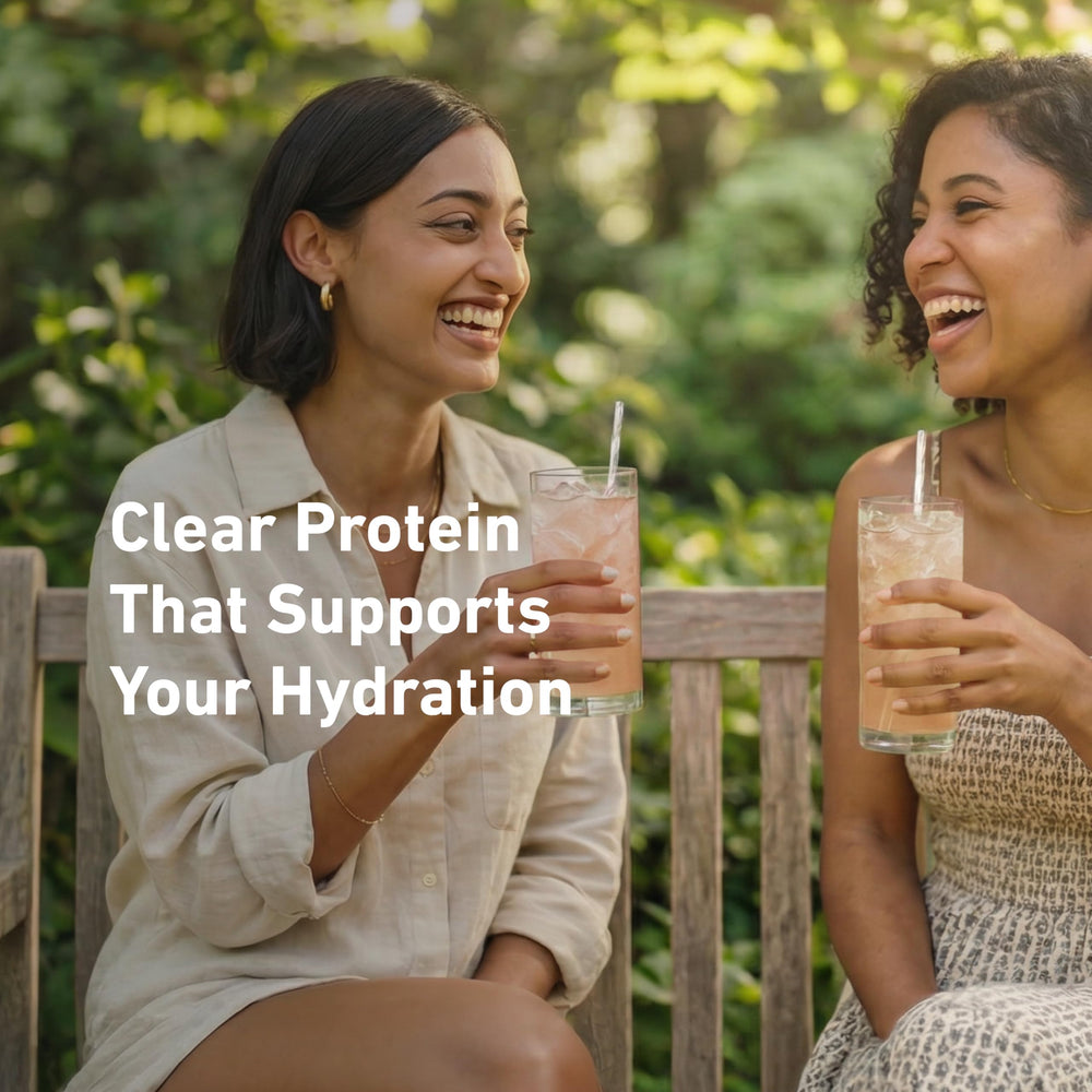 Isopure estilo de vida en picnic con bebida ligera y saludable