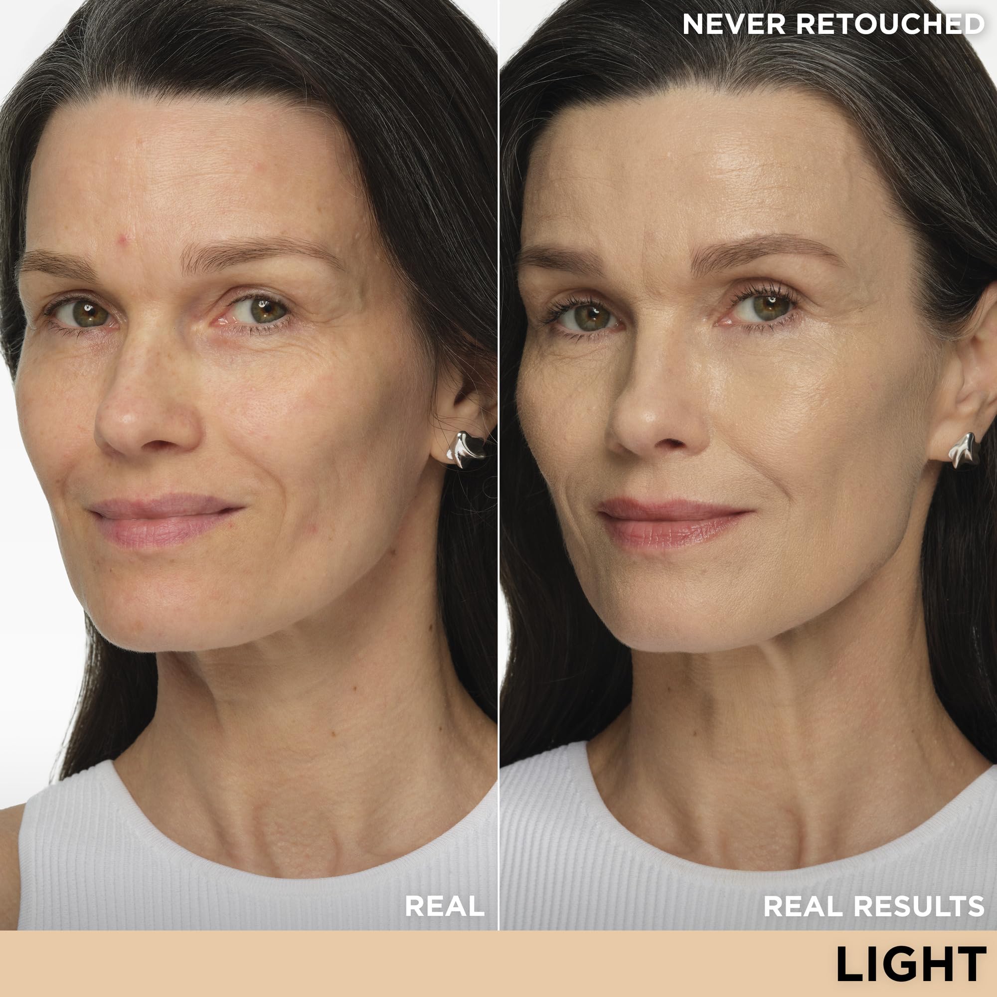 IT Cosmetics textura de CC+ Cream Light en la mano con acabado hidratante visible