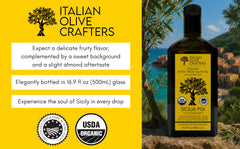 Italian Olive Crafters textura del aceite en cuchara, ideal para degustar