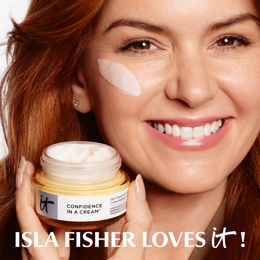 IT Cosmetics aplicación con dedos demostrando absorción y comodidad