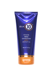 It's a 10 envase frontal del acondicionador profundo mostrando brillo reparador