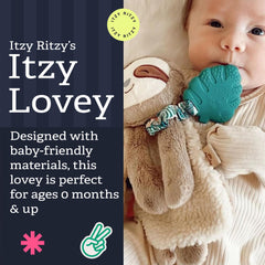 Itzy Ritzy detalle de sherpa y minky que ofrece confort táctil
