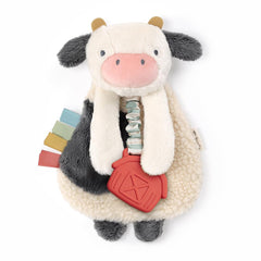 Itzy Ritzy vaca frontal mostrando diseño acogedor y confort para bebé