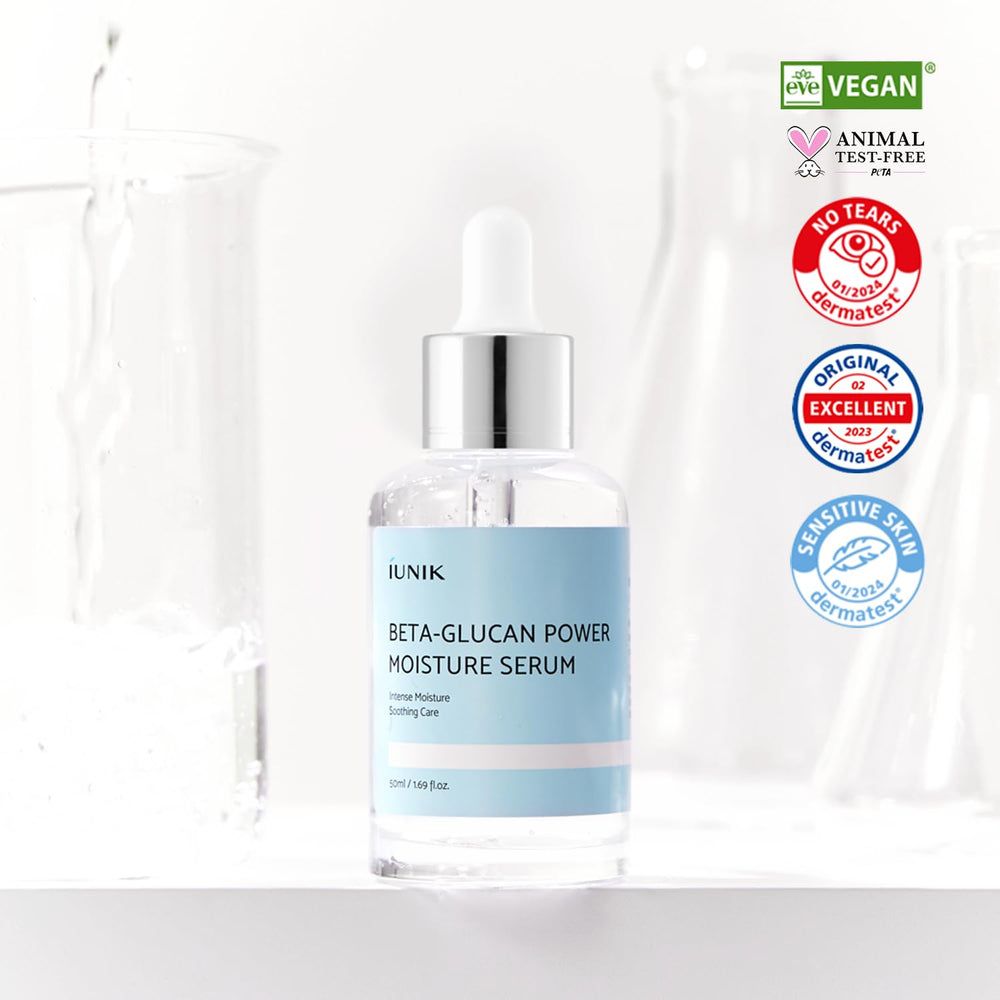 IUNIK ingredientes clave beta-glucano en foco para hidratación