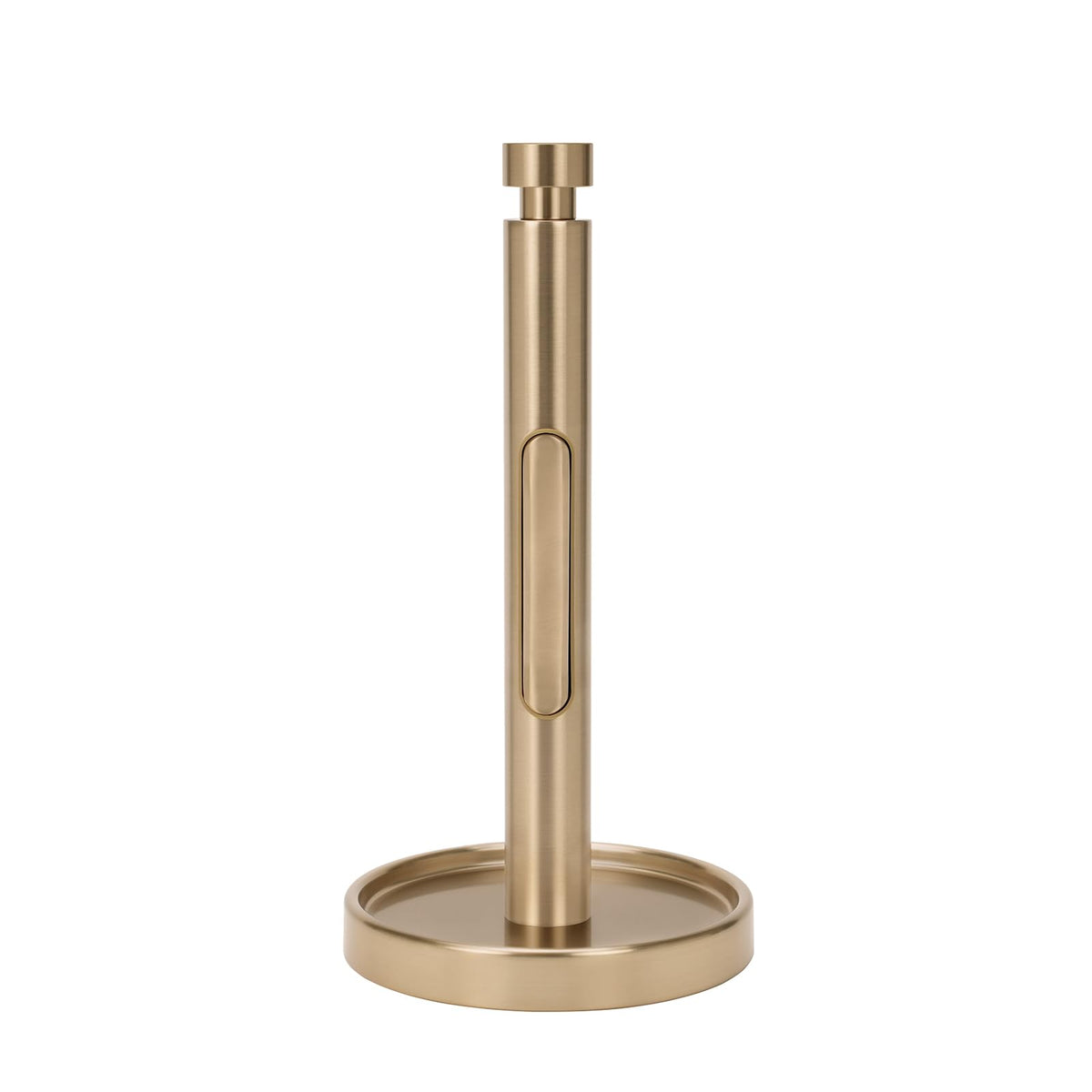 Ivilon portarrollos frontal Warm Gold mostrando diseño elegante y estabilidad