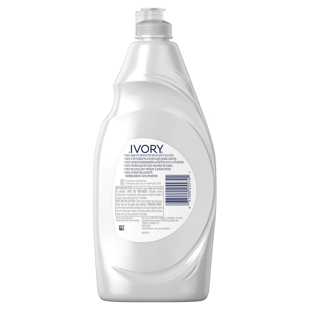 Ivory usado en fregadero, facilita el lavado diario de platos