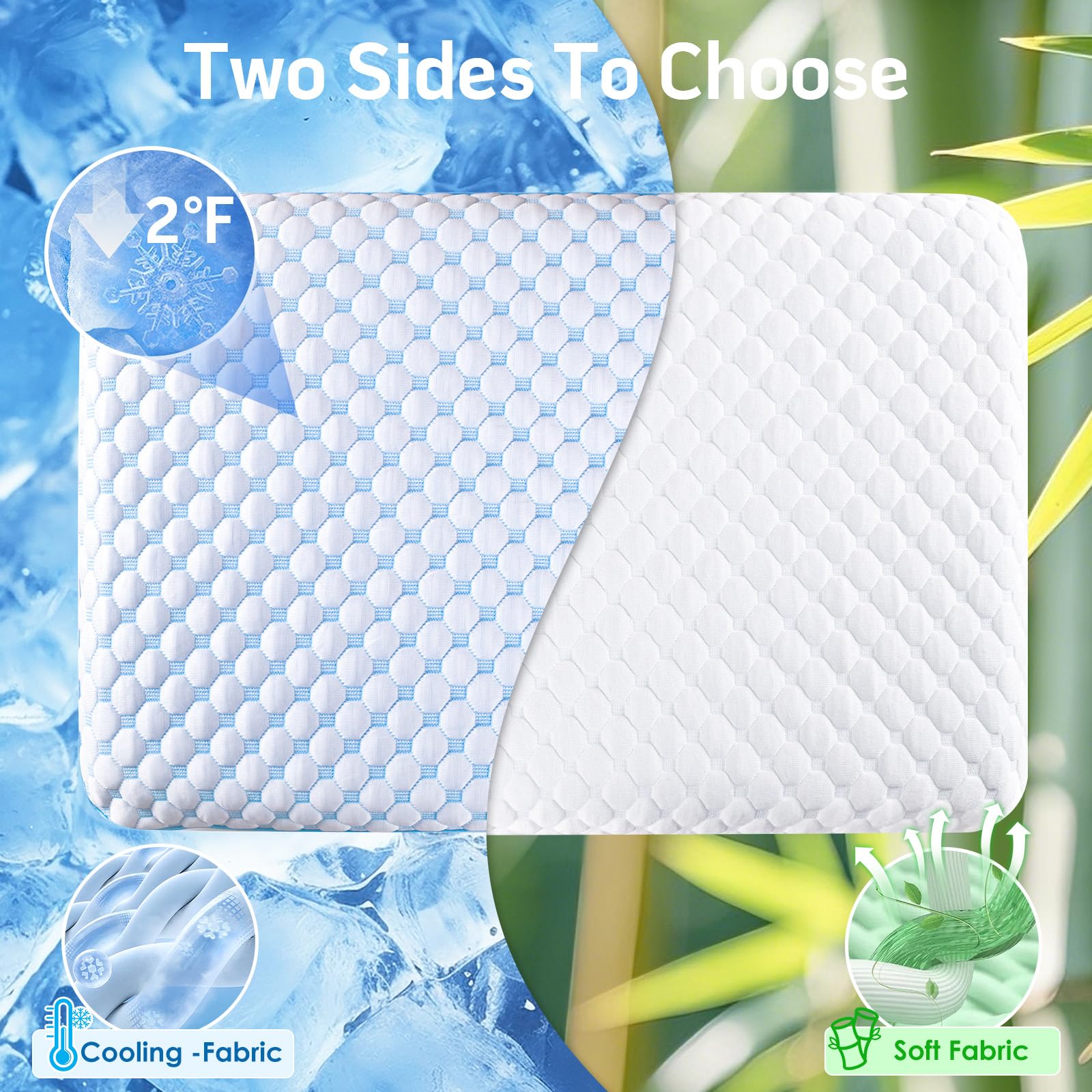 Iwacool detalle de los orificios de ventilación en la espuma, mejor circulación