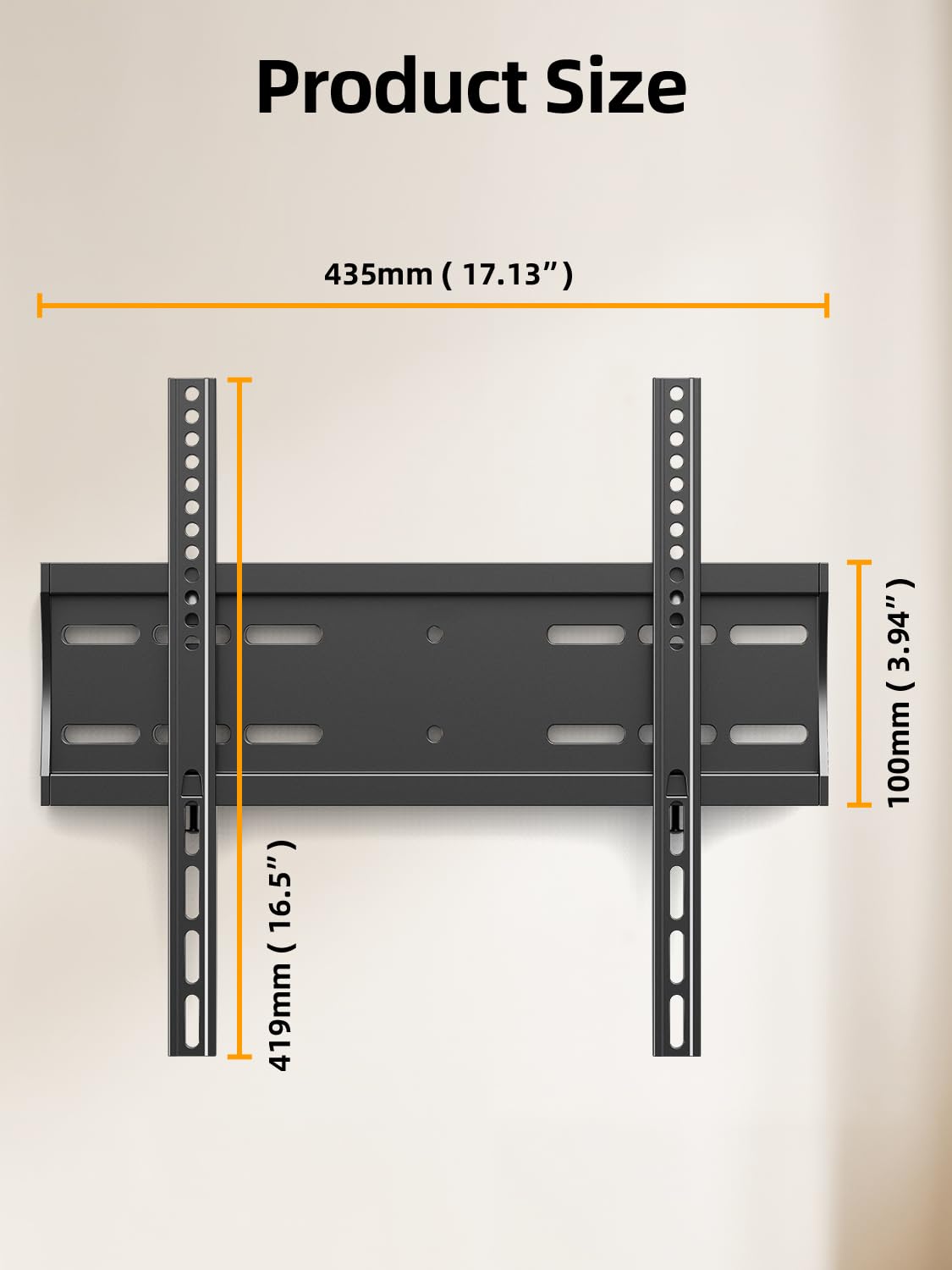 IWORKBOARD esquema de instalación y medidas VESA para montaje seguro