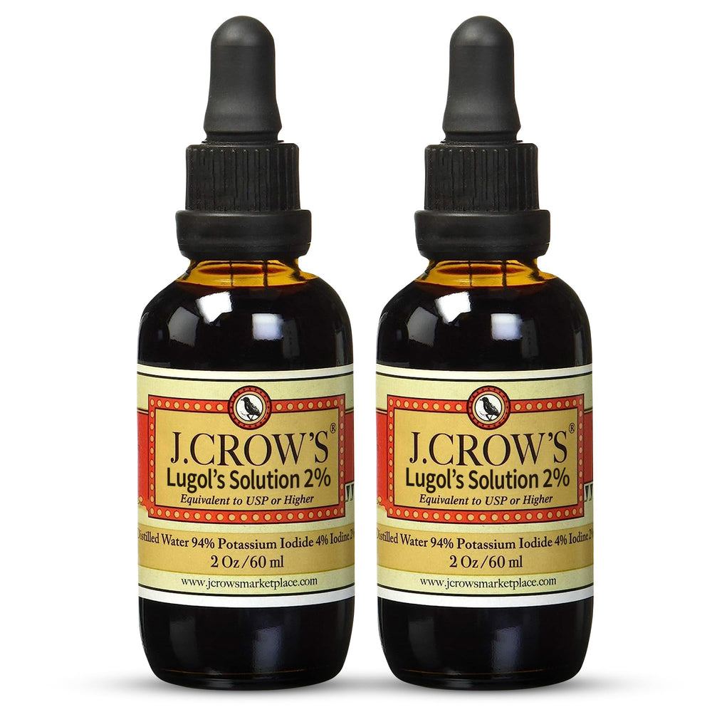 J. CROW'S frasco frontal mostrando la etiqueta clara y profesional