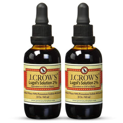 J. CROW'S frasco frontal mostrando la etiqueta clara y profesional