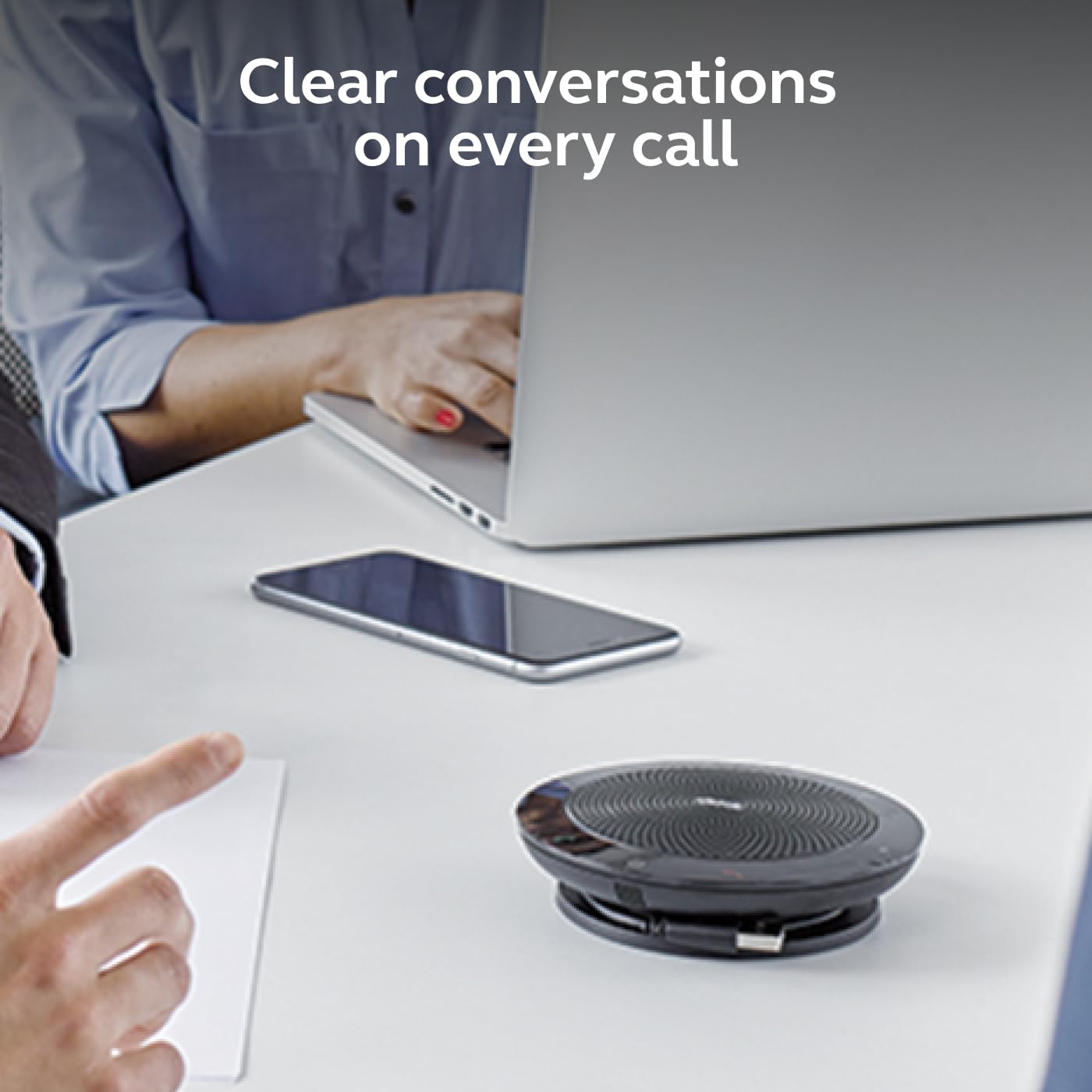 Jabra Speak 510 detalle botones táctiles para controlar llamadas fácilmente
