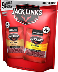 Jack Link's front packaging showing variety pack for convenient snacking
