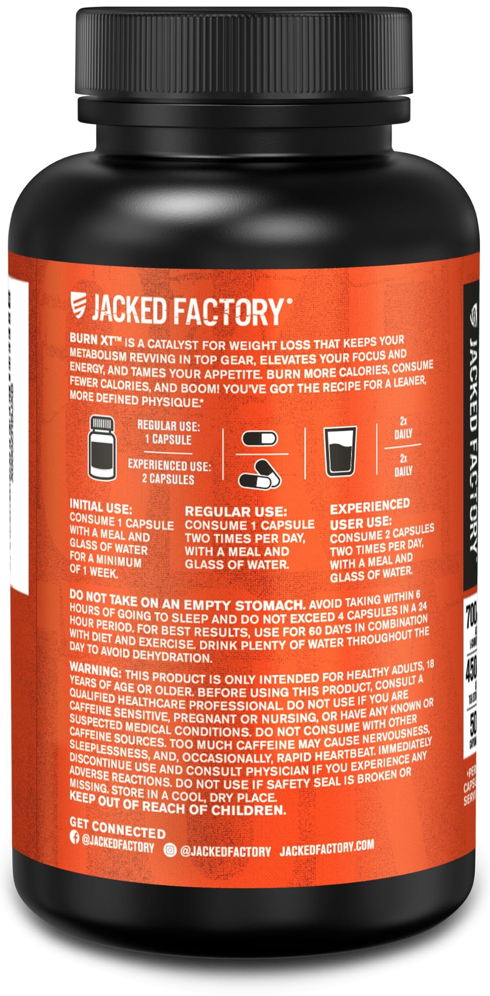 Jacked Factory Burn-XT en ambiente de gimnasio para estilo de vida activo