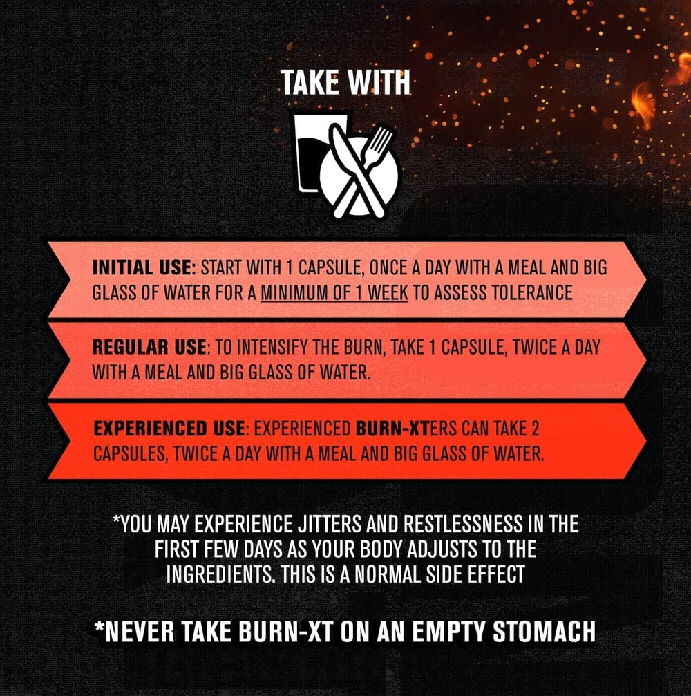 Jacked Factory Burn-XT composición de ingredientes naturales y sus roles