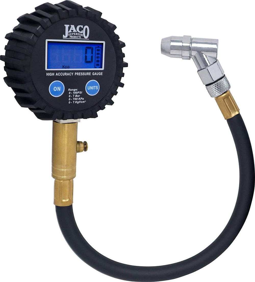 JACO ElitePro vista frontal con pantalla y guardia protectora, herramienta profesional