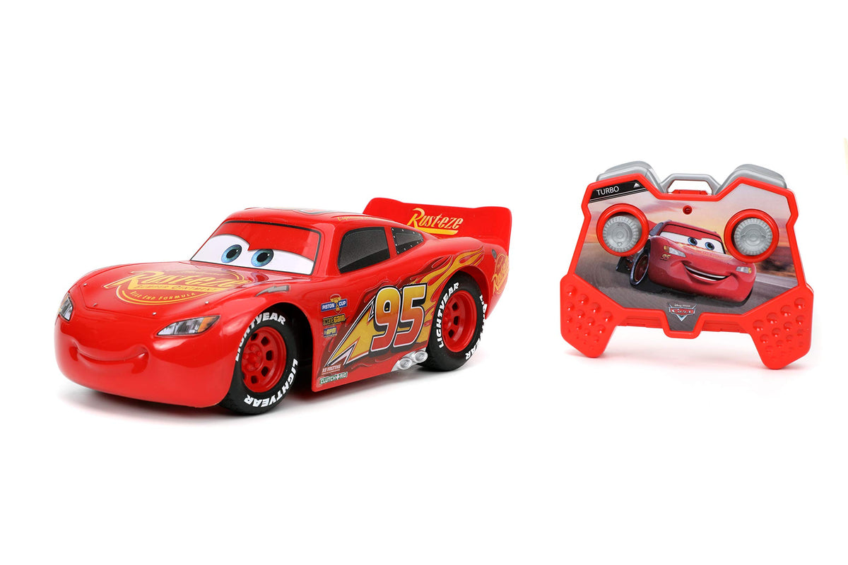 Jada Lightning McQueen frente empaquetado mostrando diseño oficial