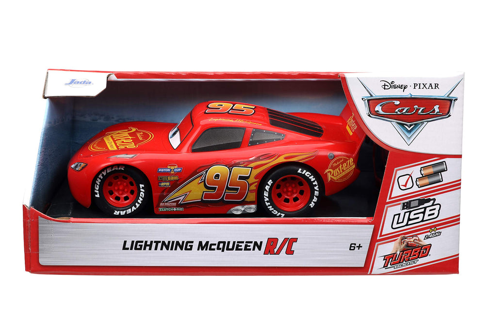 Jada Lightning McQueen recargando por USB para juego continuo