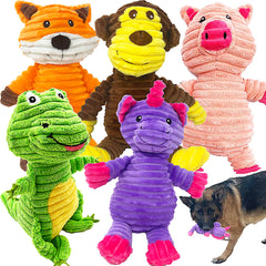 Jalousie pack frontal mostrando los cinco peluches con valor por dinero