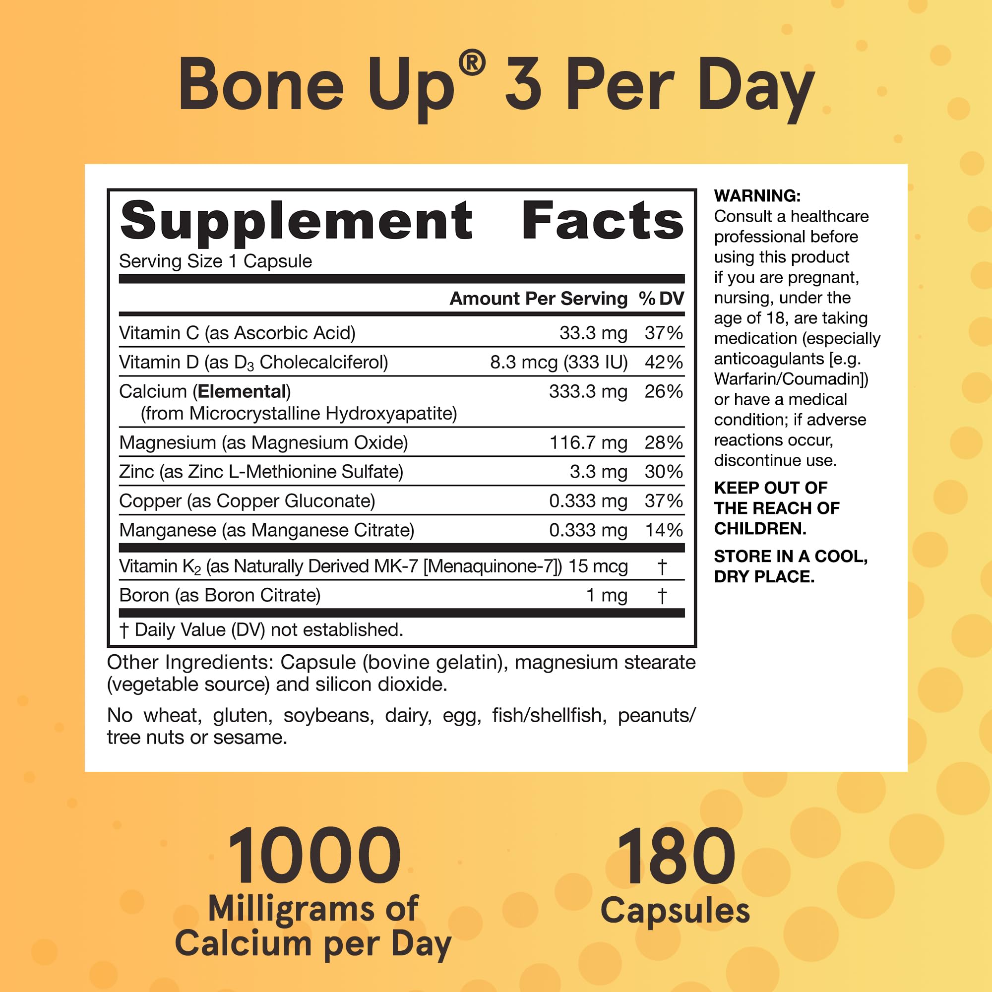 Jarrow Formulas BoneUp cápsula abierta revelando textura y material activo