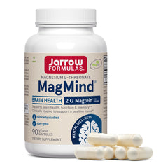 Jarrow Formulas envase frontal MagMind mostrando información clave y beneficio cognitivo