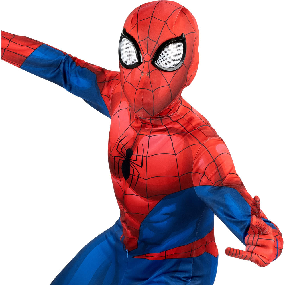Jazwares Spider-Man máscara en fiesta de Halloween como inspiración