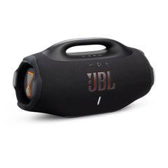 JBL Boombox 4 frontal mostrando diseño y potencia para fiestas