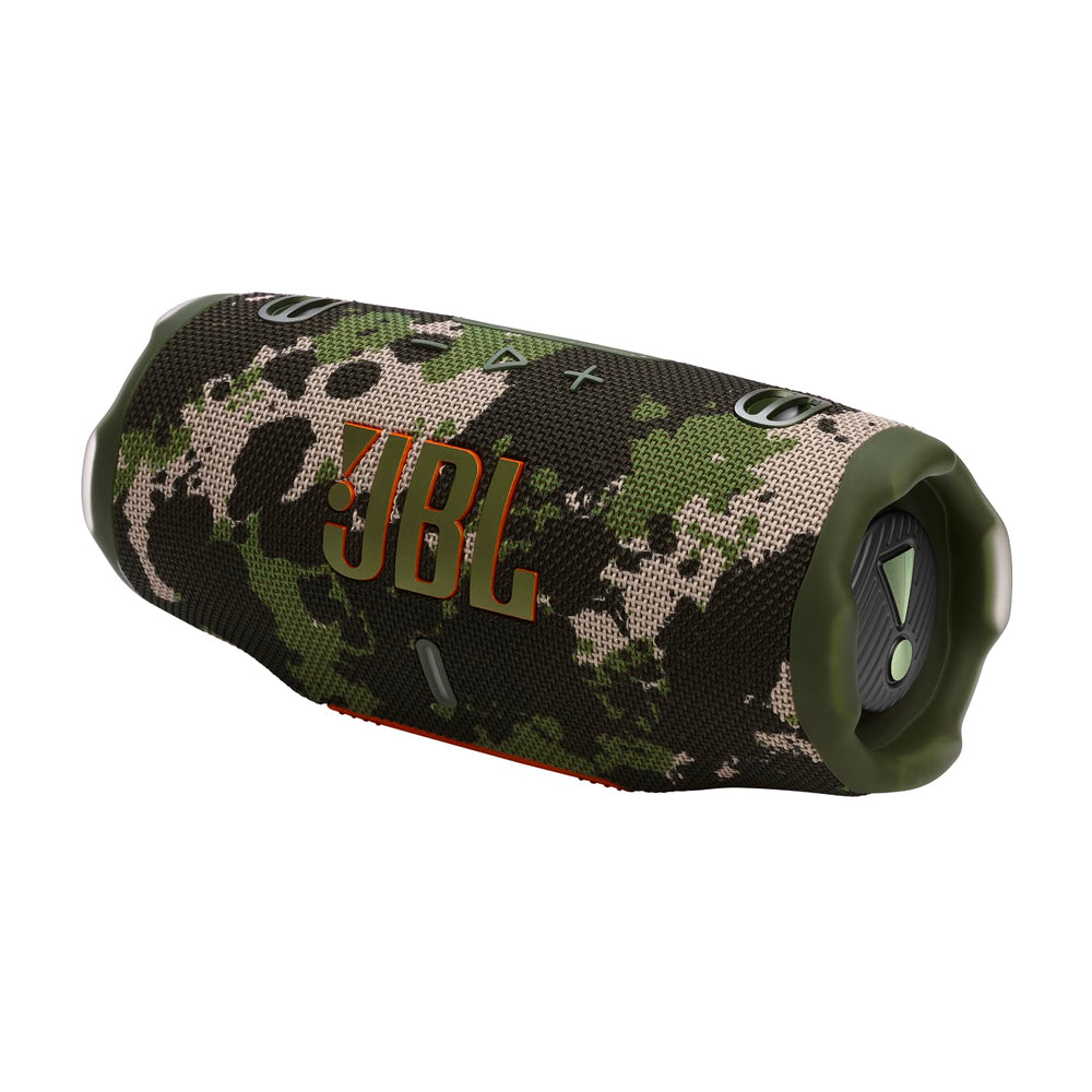 JBL Charge 6 Camo emparejada vía Auracast con otra bocina, sonido expandido