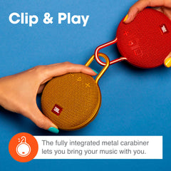 JBL Clip 3 mosquetón metálico sujeto a mochila para transporte seguro