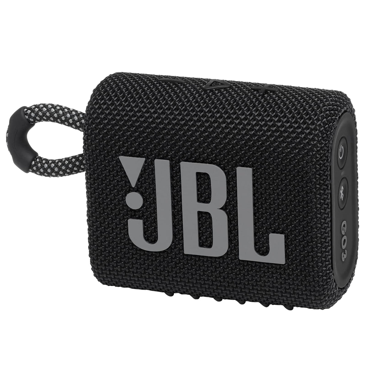 JBL Go 3 frontal mostrando diseño compacto y presencia sonora