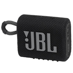 JBL Go 3 frontal mostrando diseño compacto y presencia sonora
