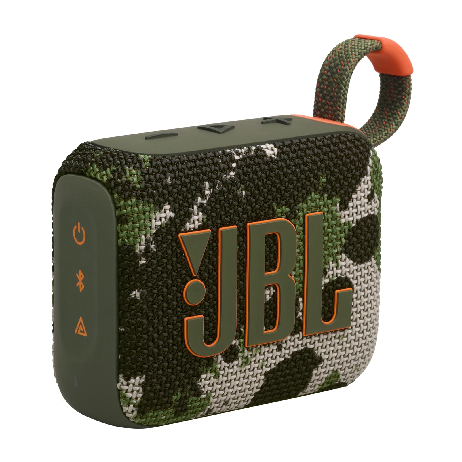 JBL Go 4 vista frontal compacto con sonido potente