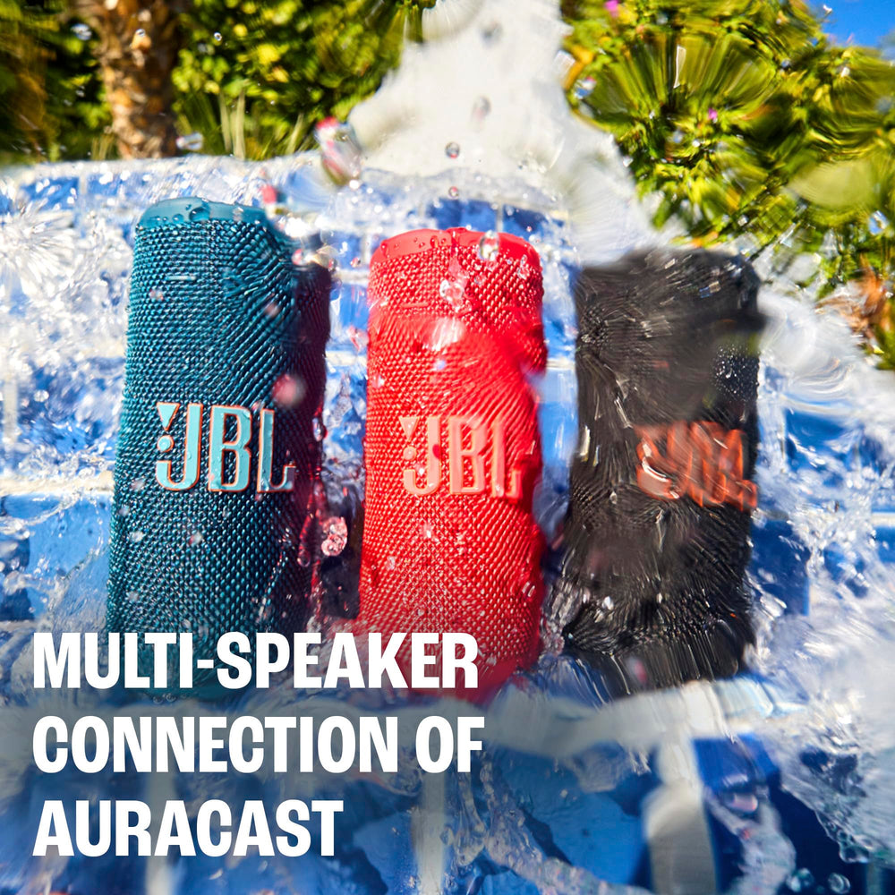 JBL Grip emparejado por Auracast para sonido estéreo ampliado
