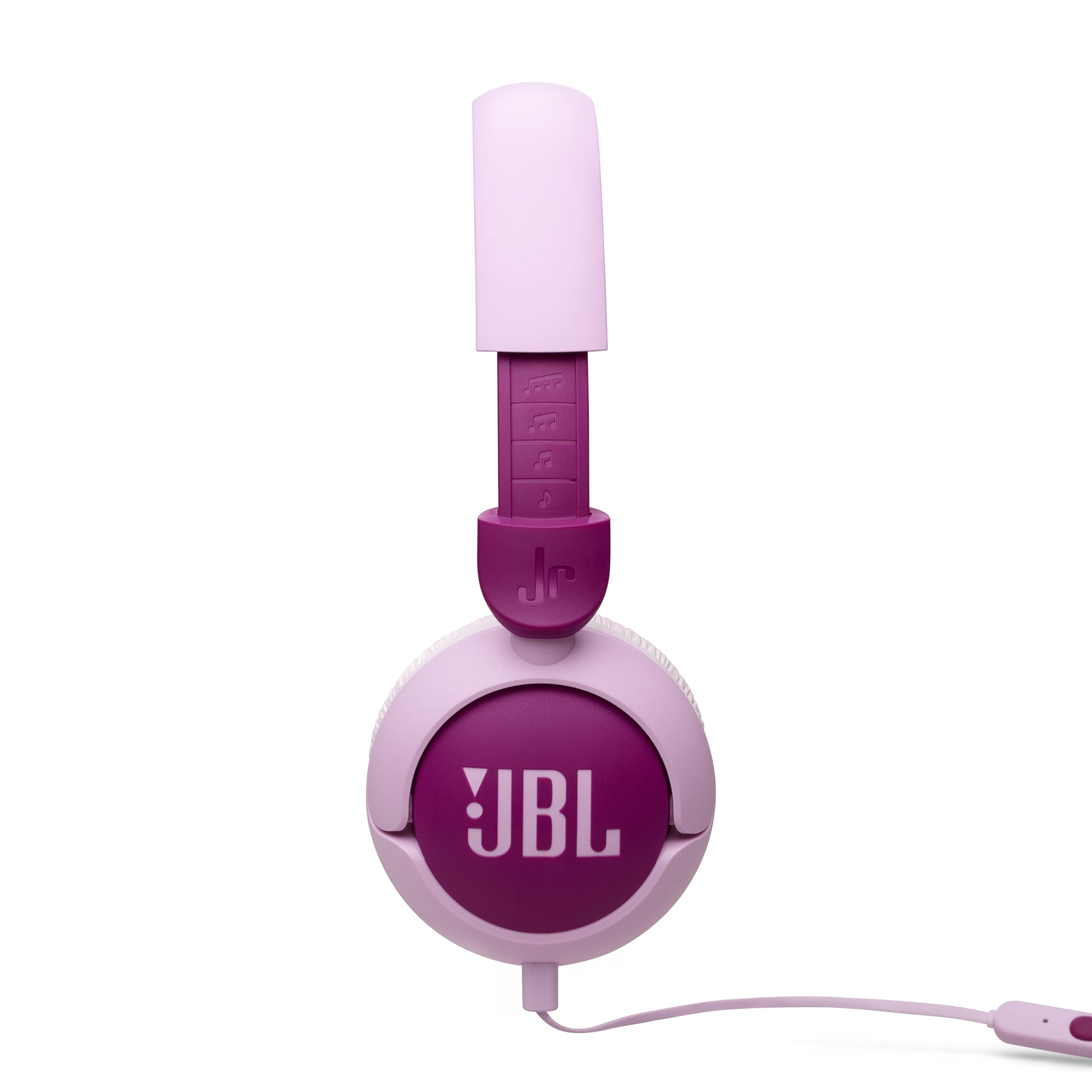 JBL Junior 320 plegados en mochila, portátil y listos para viajar