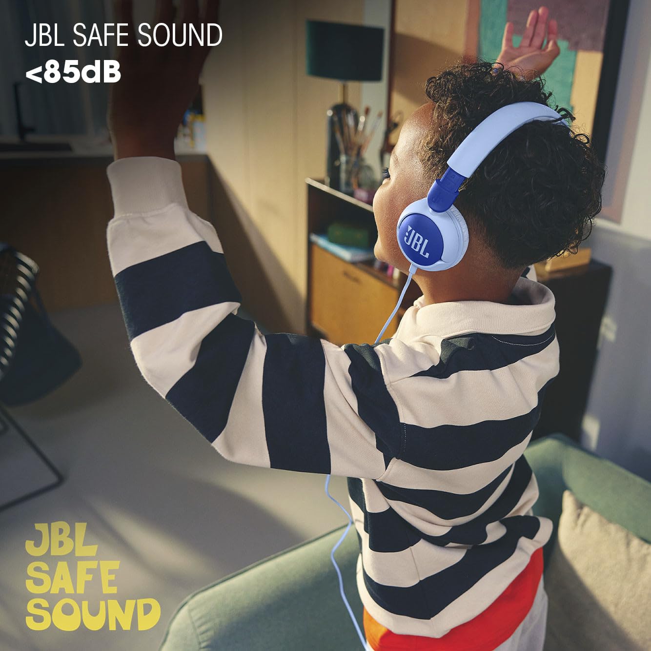 JBL Junior 320 plegado compacto, facil transporte en mochila